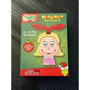 Brickcraft Grinch Cindy-Lou Brick Building Kit (121 Piece Set) New!